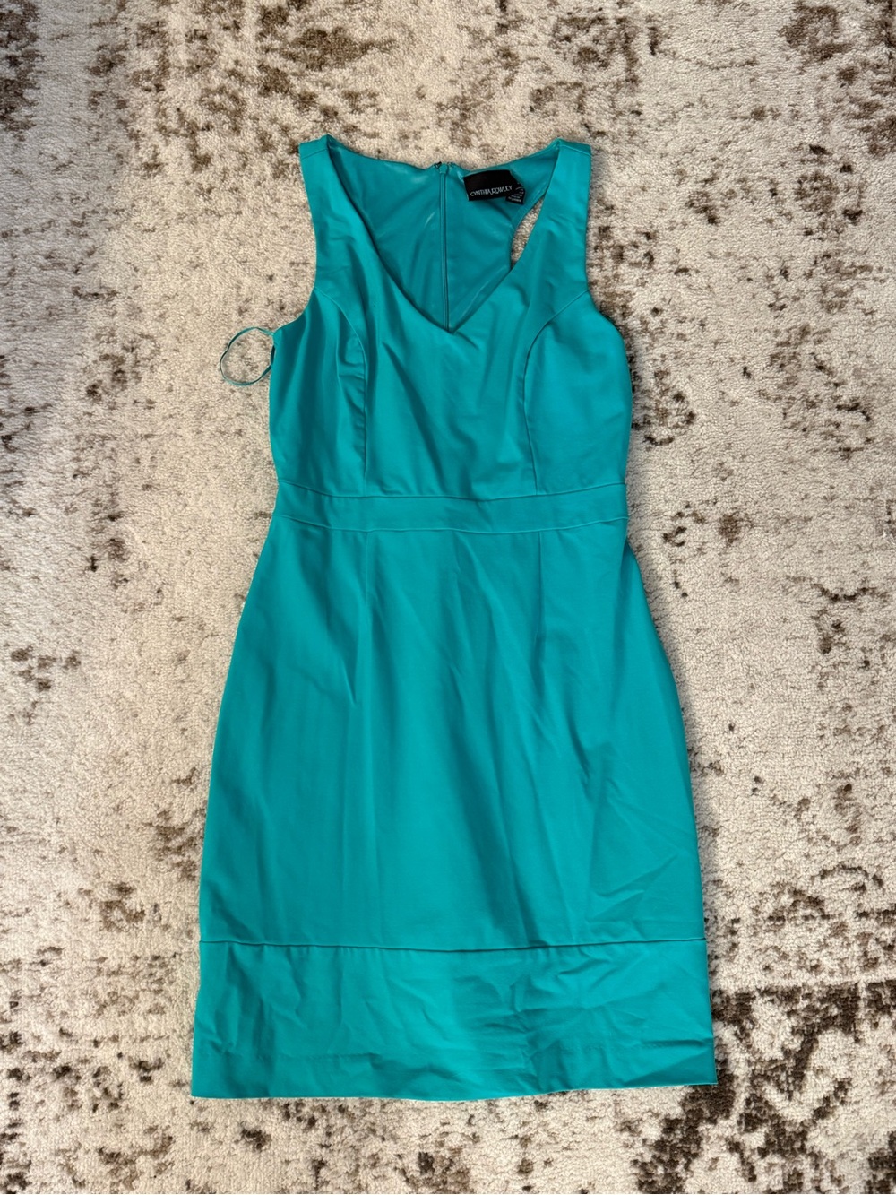 Cynthia Rowley size small Teal Sheath Dress